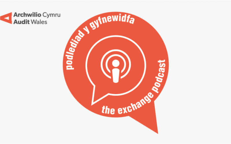 Audit Wales Podcast graphic image